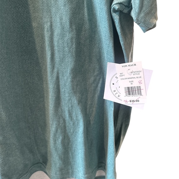 ANDE New York Mineral Blue Stretch T-Shirt - Men's Size M - NWT Comfort Active - Picture 5 of 7
